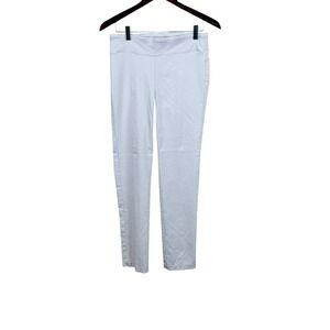 Womens Beige Pull On Straight Leg‎ Pants Size 6 J McLaughlin Stretch Classic